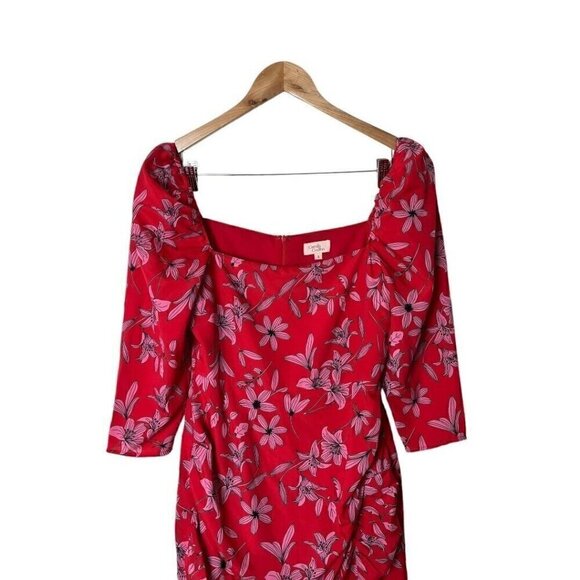 CAMILA COELHO Lidia Dress Pink Flora S 1014 - Picture 5 of 8